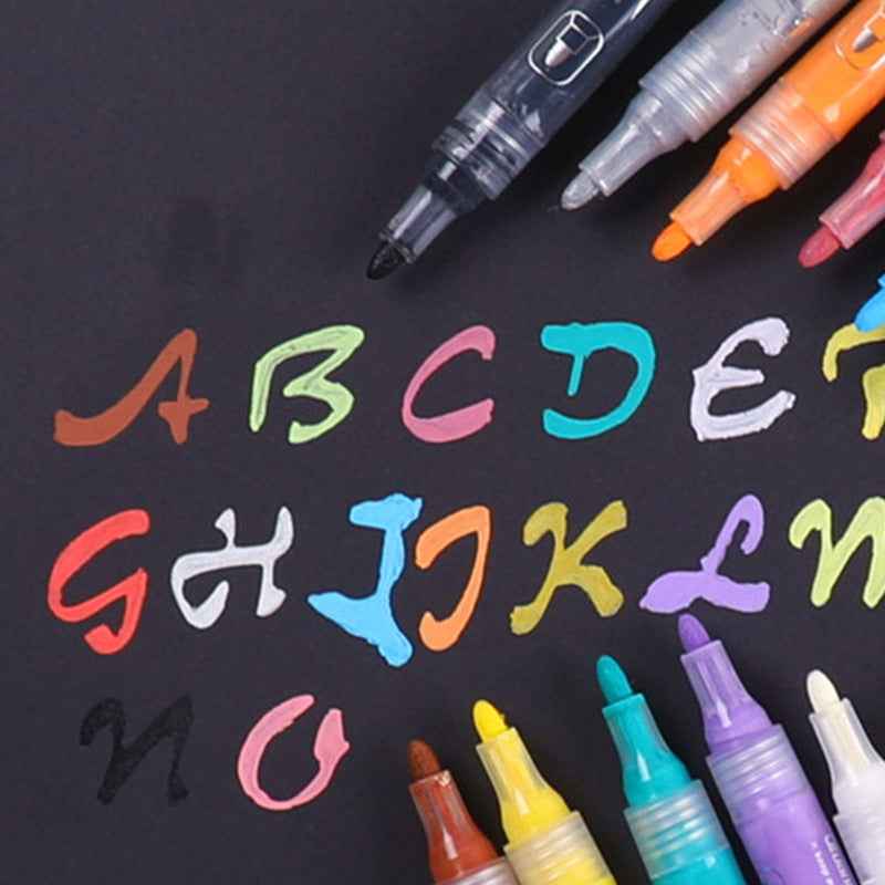 24 Color Guangna Acrylic Painter Markers 3mm Tip - TTpen