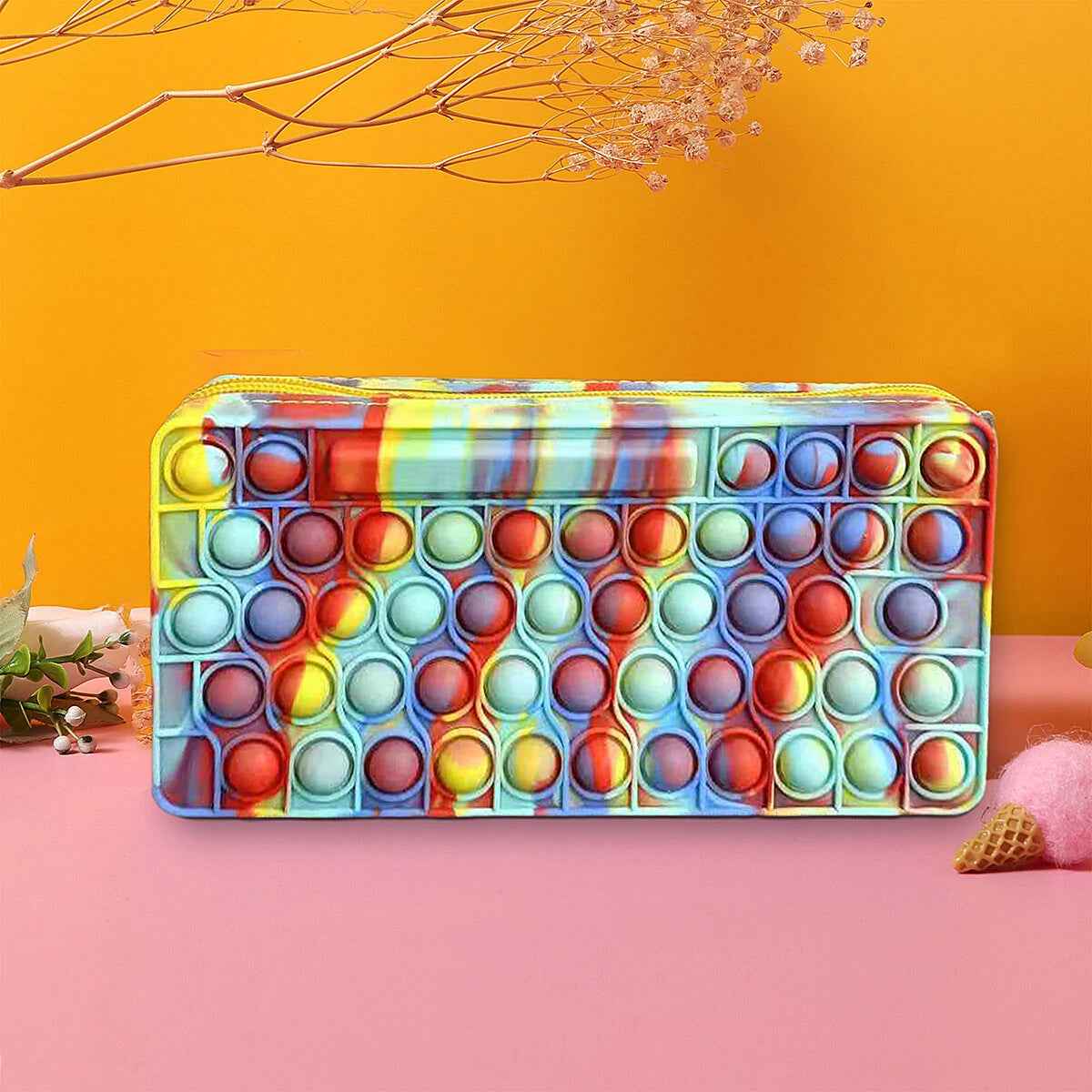Bubble Sensory Pencil Case Toy Anti Stress Silicone Pencil Case - TTpen