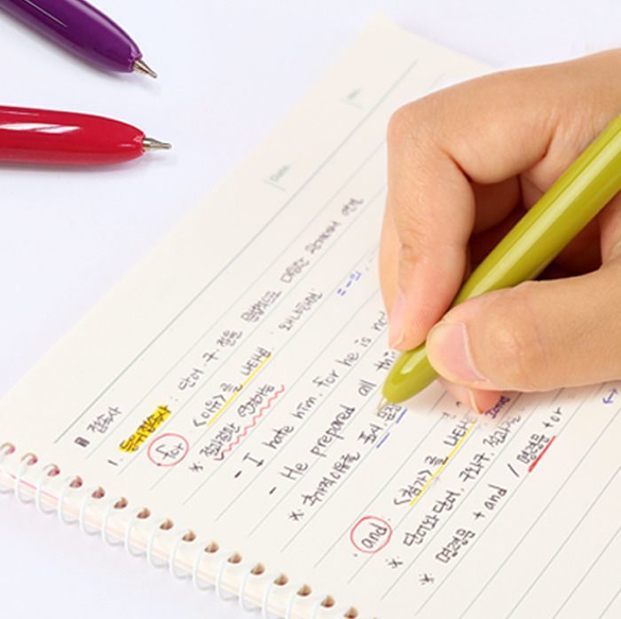 MORRIS STARFLO 3-Color Hybrid Ballpoint Pen (Black/Blue/Red) – 0.7mm