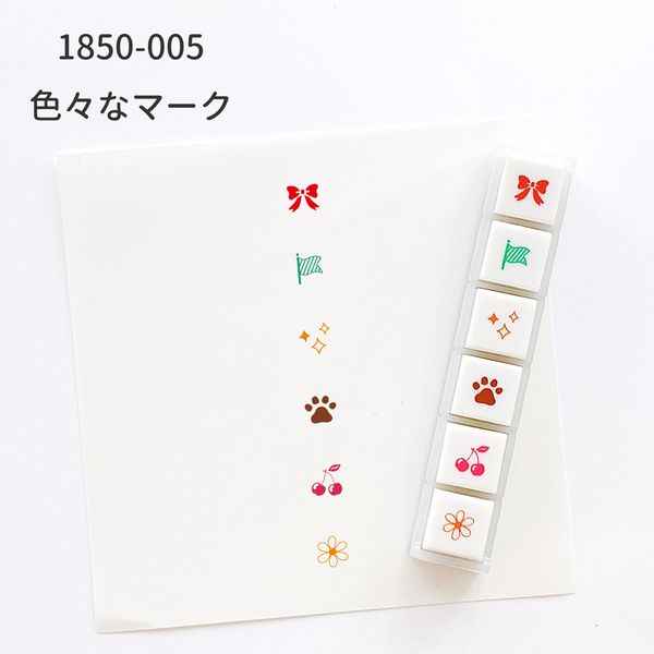 KODOMO NO KAO Pochitto6 Push-Button Self-inking Stamp NEW