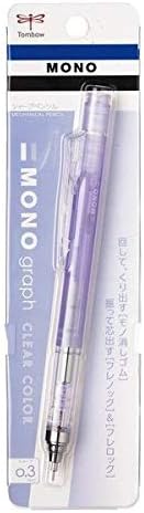 Tombow Mechanical Pencil,Monograph Clear Color 0.3mm,Clear Purple (DPA-139F)