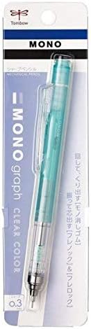 Tombow Mechanical Pencil,Monograph Clear Color 0.3mm,Clear Mint (DPA-139D)