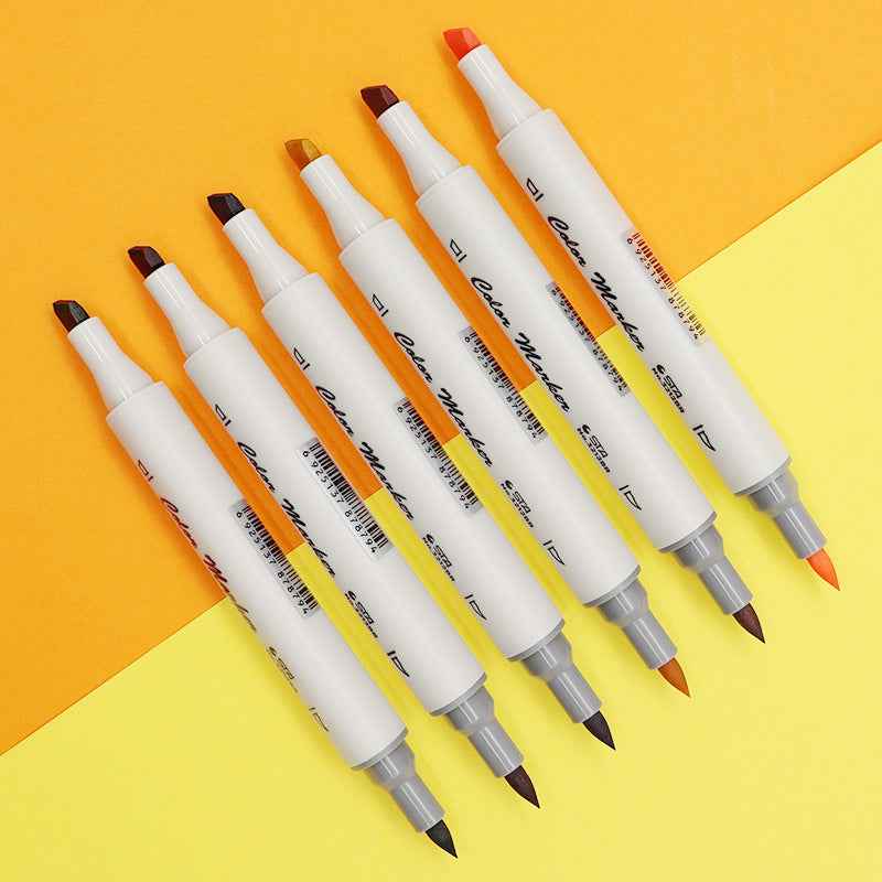 STA Alcohol Art Markers 128/168 Color Chisel & Brush Tip with Carrying Bag - TTpen