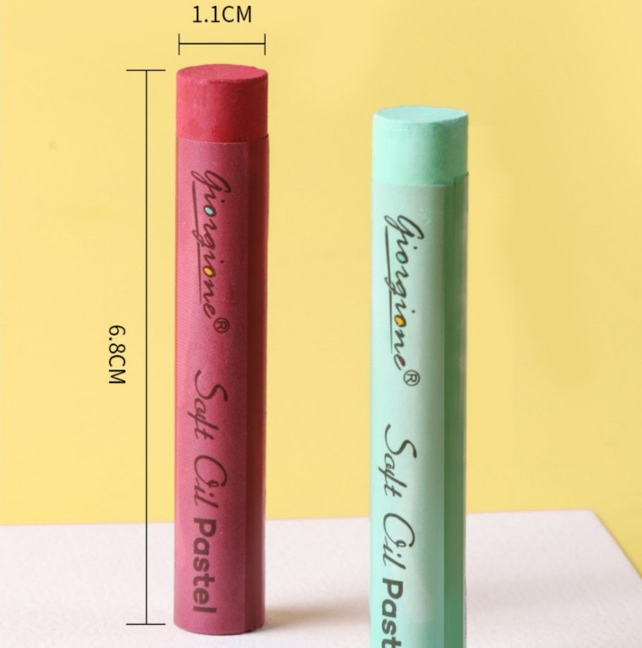 GIORGIONE Soft Oil Pastels for Artistis,24/36/48 Macaron Color