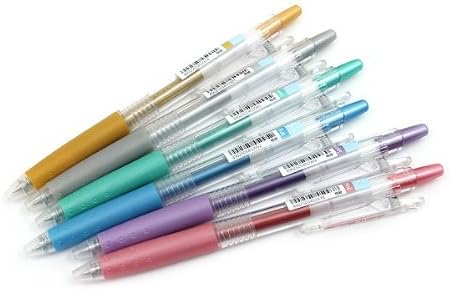 Pilot Juice Gel Ink Ballpoint Pen, 0.5mm, 6 Metallic Colors