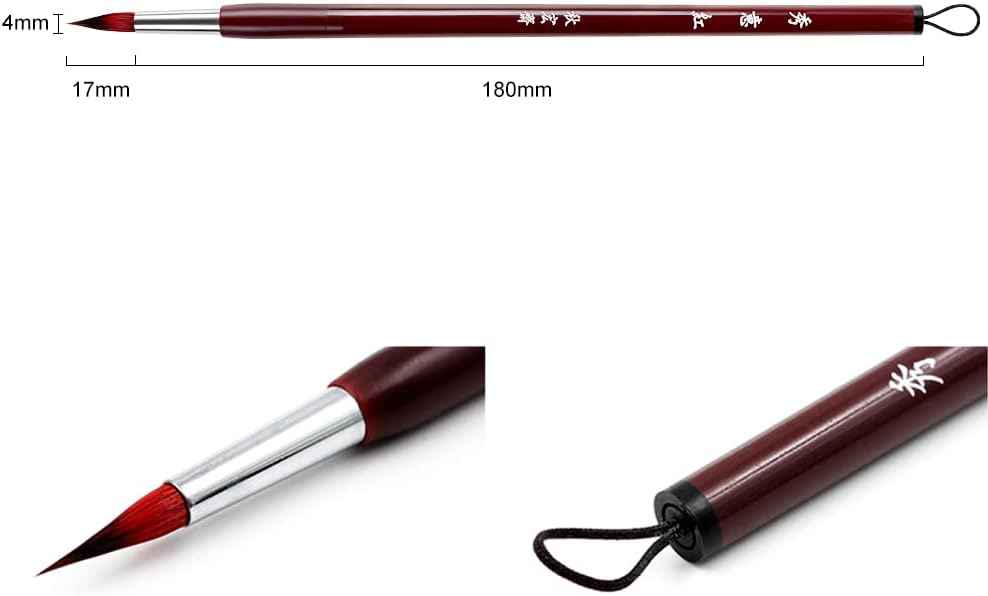 Xiu Yi Hong Watercolor Brushes,Mop Round Paintbrush - TTpen