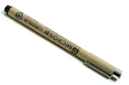 Sakura Pigma Micron Pen - Size 01 - 0.25 mm - Black (3 Pack)
