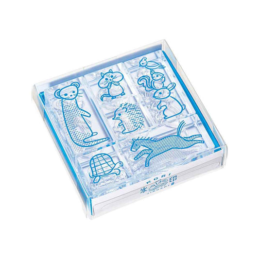 KING JIM Kori Jirushi Ice Cube Stamp Set HITOTOKI