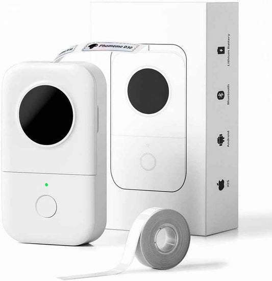 Phomemo D30 1/2 Inch Sticker Label Maker Machine Printer - TTpen