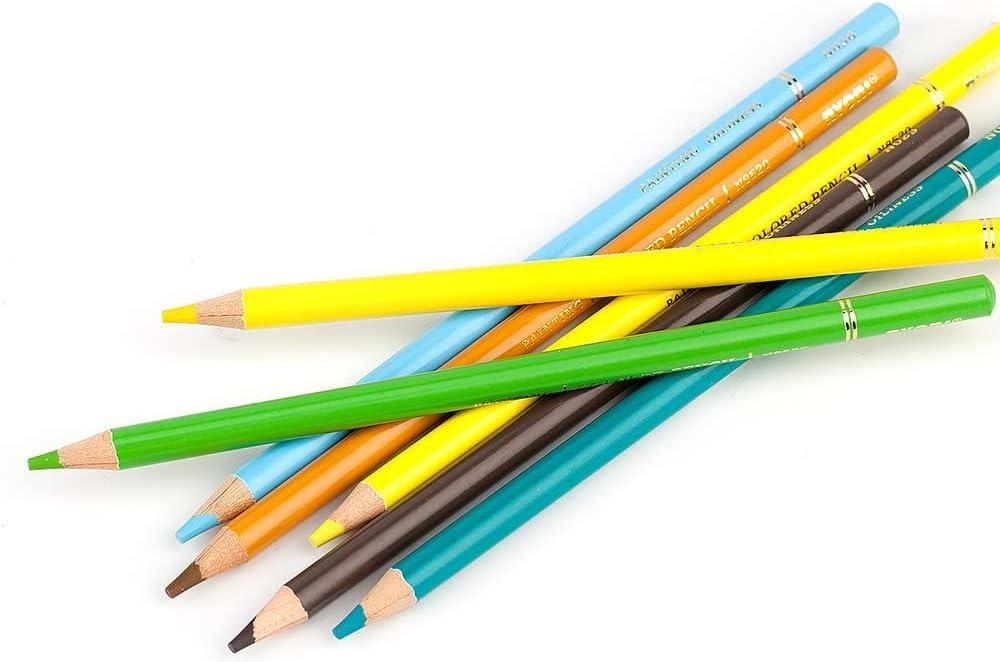 NYONI Professional 72 Colored Drawing Pencils Tin Box