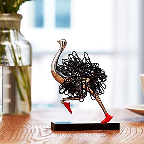 Running Ostrich Magnetic Paper Clip Holder