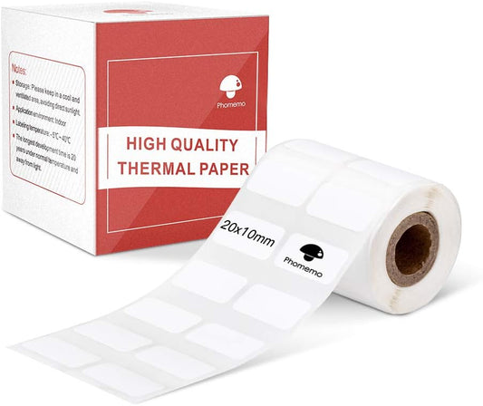 Phomemo Thermal Labels for M110/M221/M220/M120/M200,20x10mm
