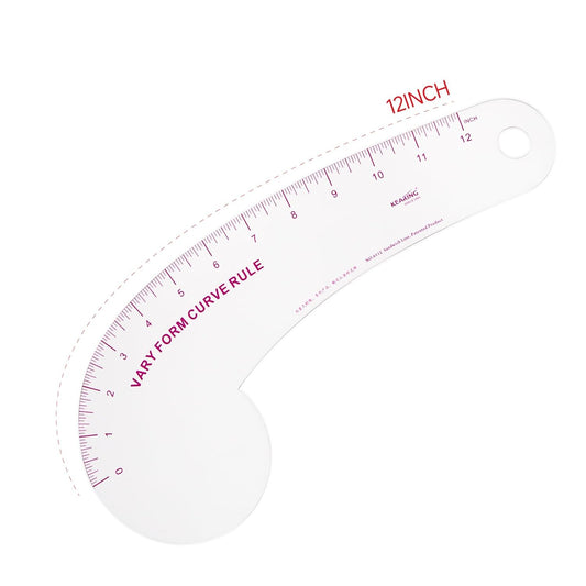 12Inch Vary Form Curve Ruler for Measuring Sewing Design Making