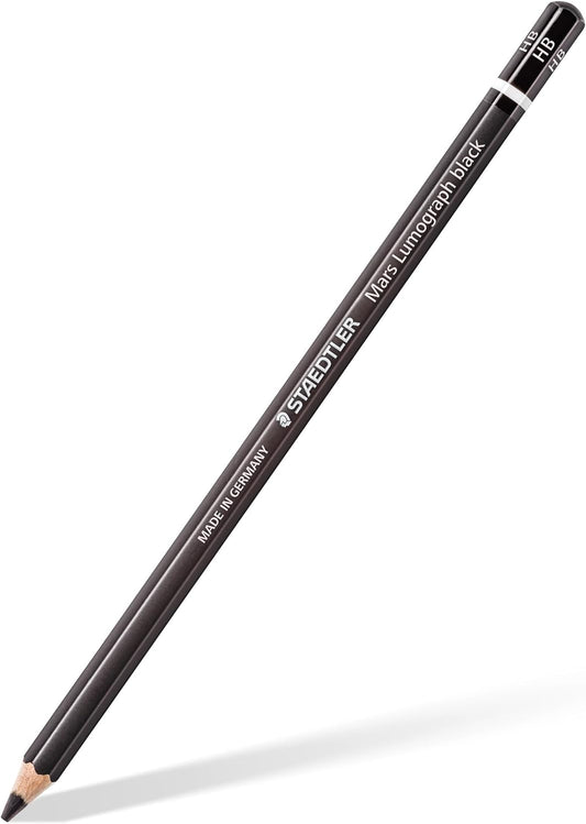 STAEDTLER Mars Lumograph Black Art Pencils,100B-HB,12 Pack