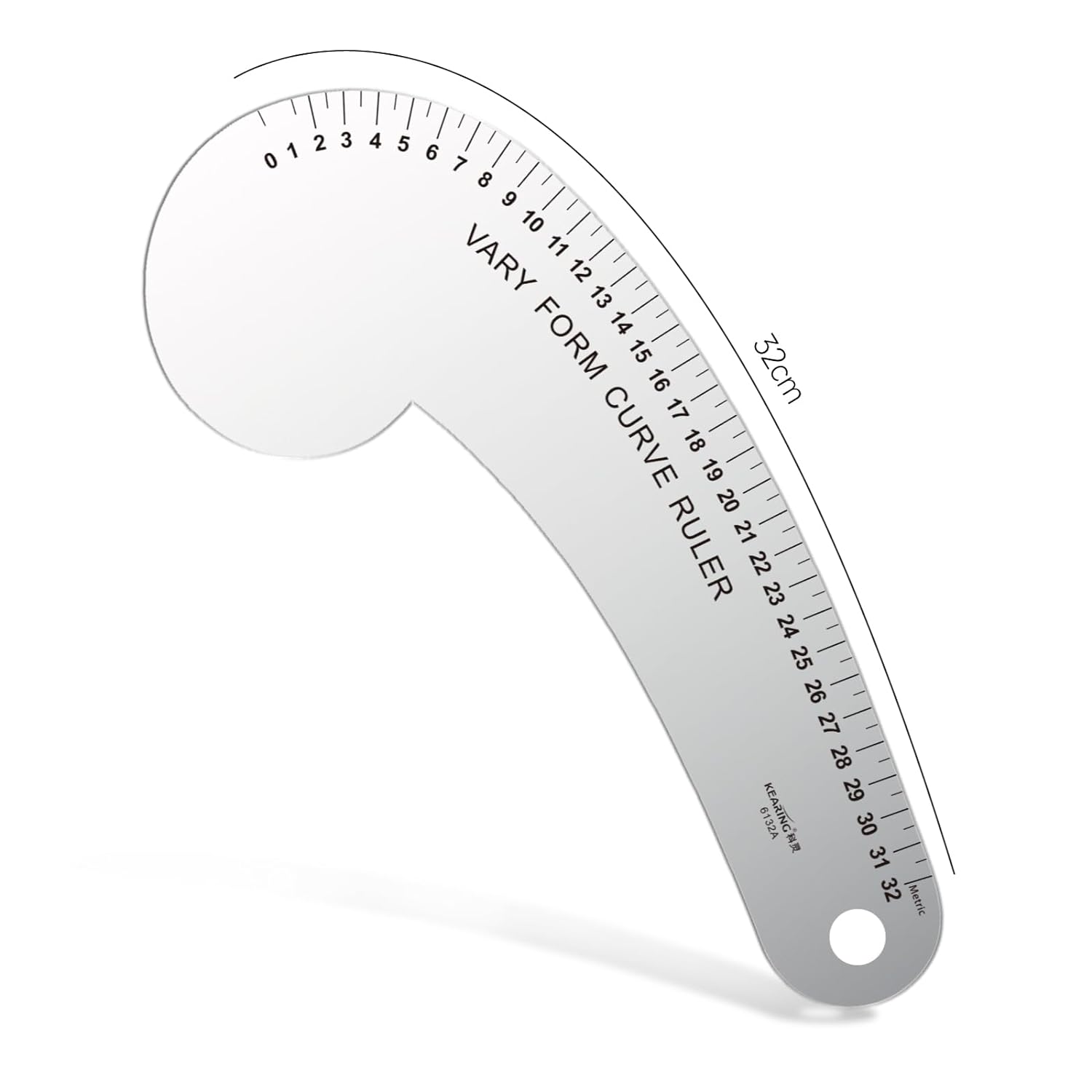 Vary Form Curve Ruler 12“ French Curve Ruler for Measuring Sewing