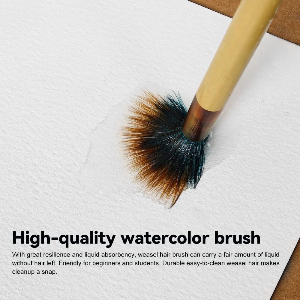 Lv Ying Xiao Kai Watercolor Brushes,Mop Round Paintbrush