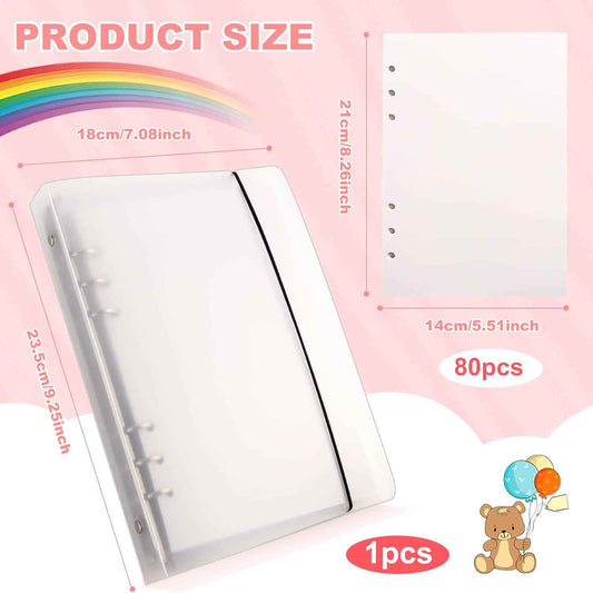 Reusable Sticker Book 80 Sheets Sticker Collecting Album Plus Size A5 - TTpen