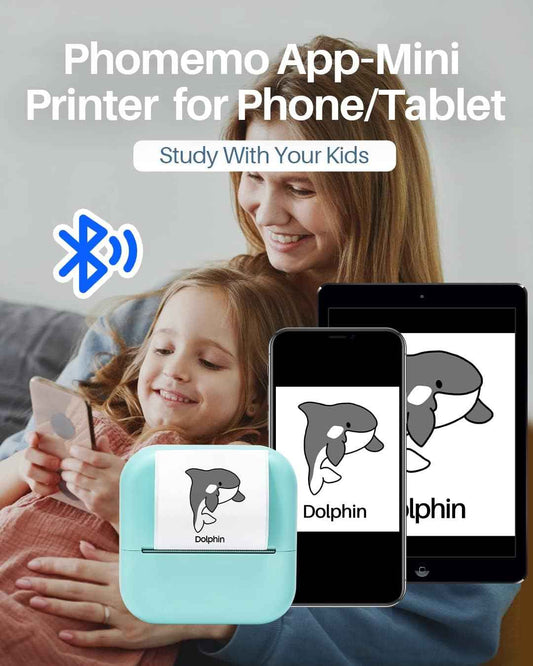 Phomemo M02X Mini Sticker Printer for Study,DIY Scrapbook,Photo - TTpen