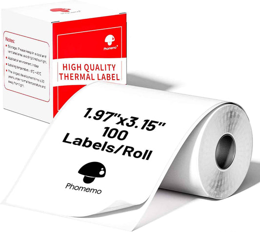 Phomemo Thermal Labels for M110/M221/M220/M120/M200,50x80mm - TTpen