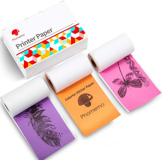 Phomemo Colorful Thermal Sticker Paper for M02/M03 Pocket Printer