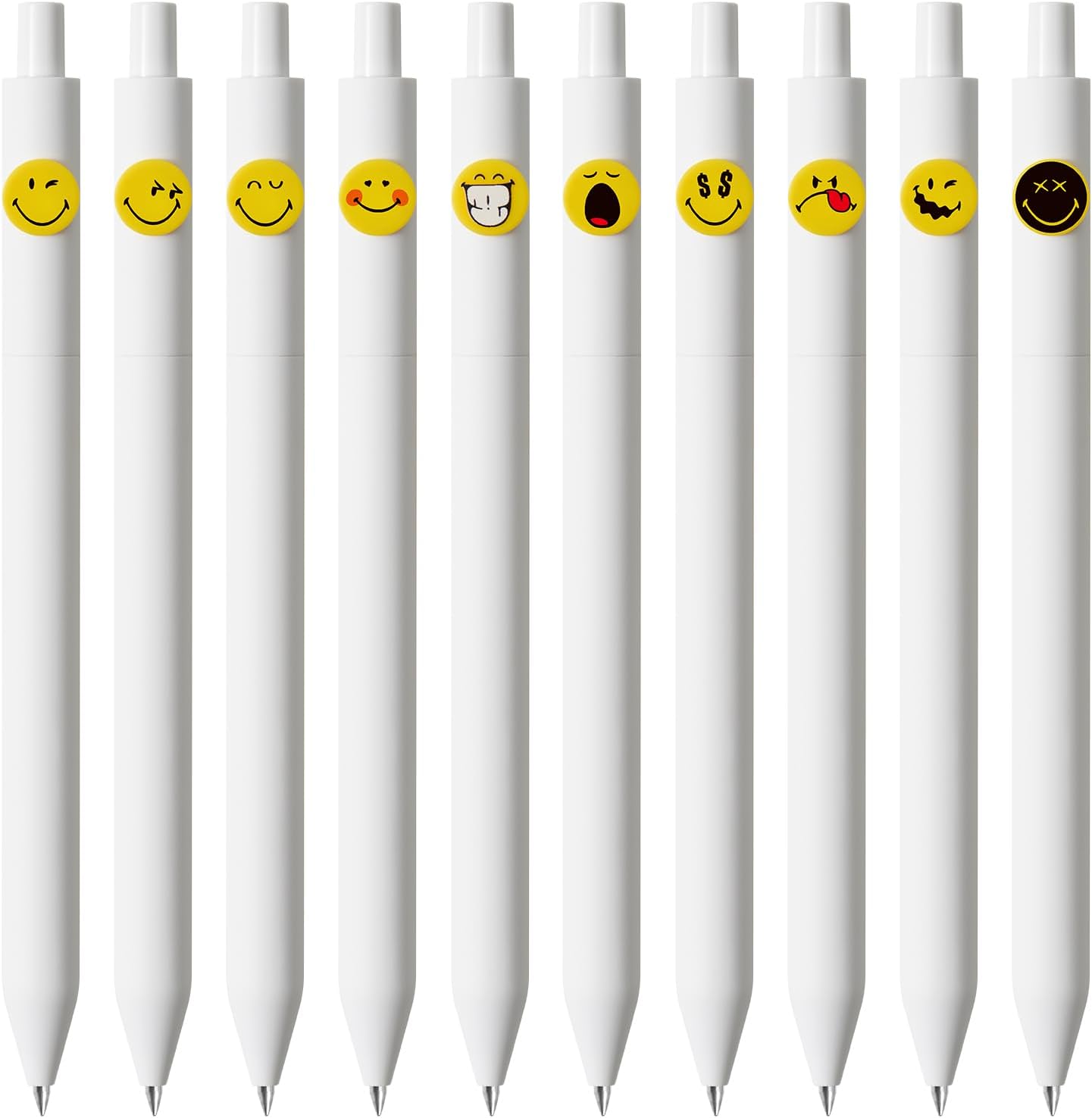 kaco❁⃘ Kaco SMILEY WORLD Cute Gel Pens 10 Pieces Set