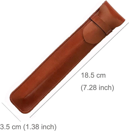2PCS Leather Pen Case Sleeve for Ballpoint Stylus Pen
