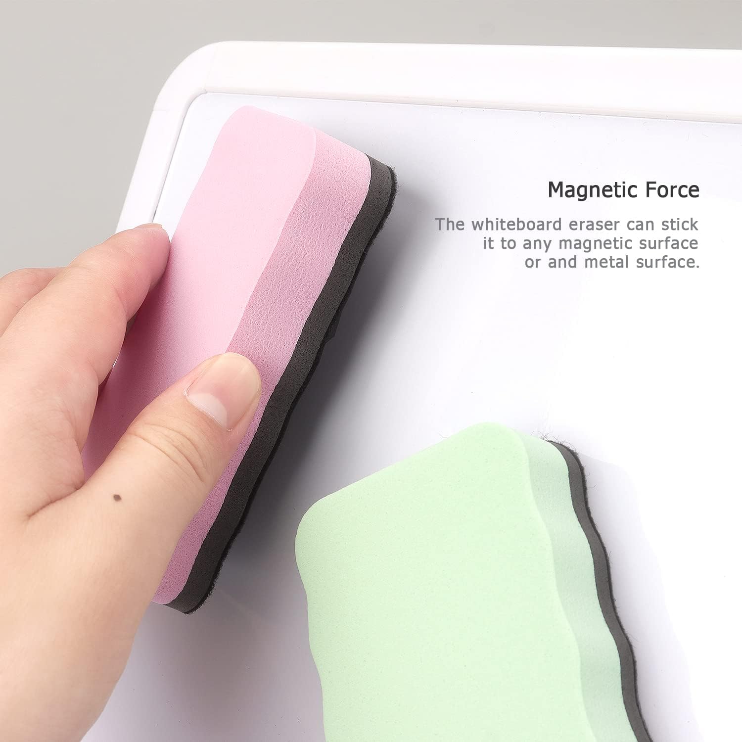 Magnetic Whiteboard Eraser Pastek Color 6 Pack
