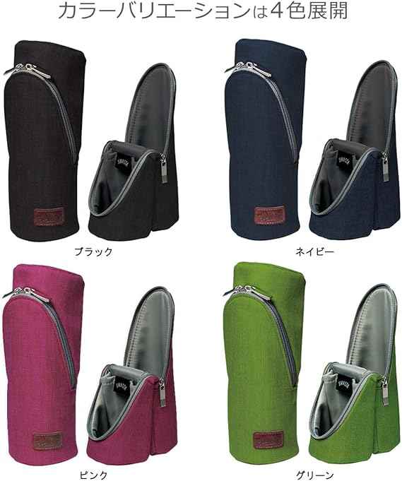 Sonic Sma-Sta Lilou Estuche Para Bolígrafo De Pie Y Pentel I+ Cuerpo De Bolígrafo + Paquete De 7 Recambios, Azul Marino/lunares, Viajes