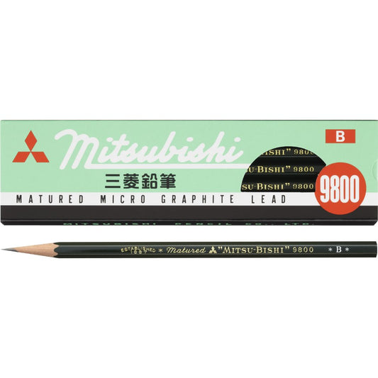 Mitsubishi 9800 Pencil - B - 12 Pack