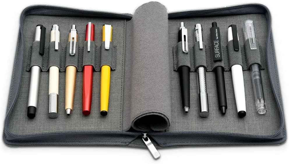 KACO 10 Slots Fountain Pen Case Holder Pouch - TTpen