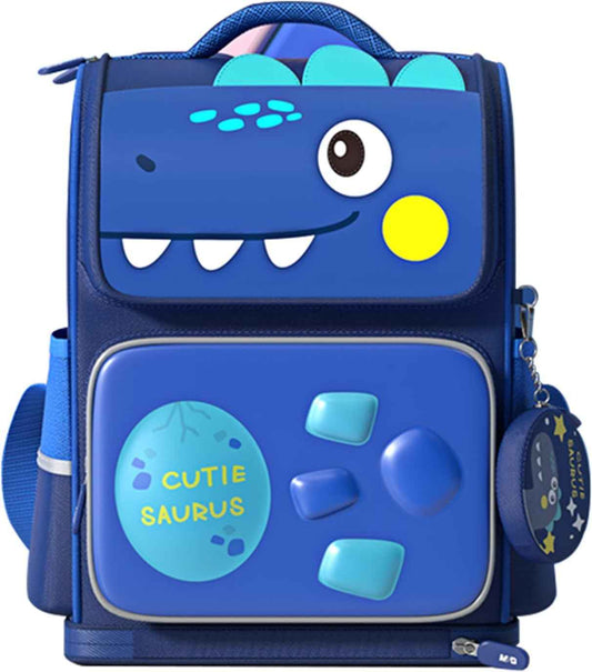 M&G Kids Large Capacity Blue Dinosaur Backpack Boys School Bag - TTpen