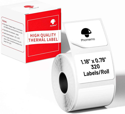 Phomemo Thermal Labels for M110/M221/M220/M120/M200,30x20mm - TTpen