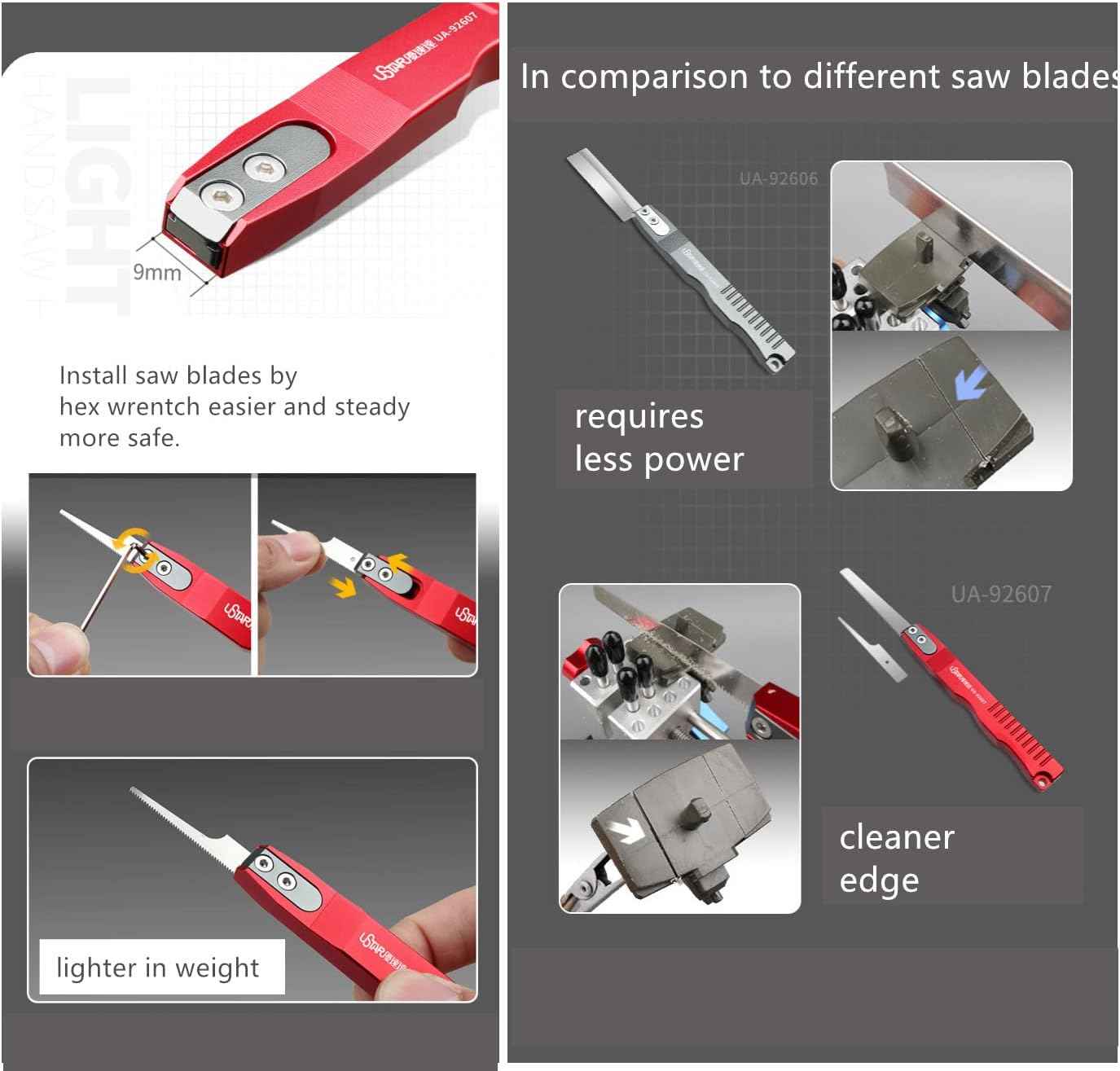 Thin Double Mini Hand Saw Modelling Knife for Model Craft Tools - TTpen