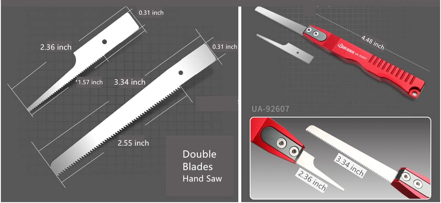 Thin Double Mini Hand Saw Modelling Knife for Model Craft Tools