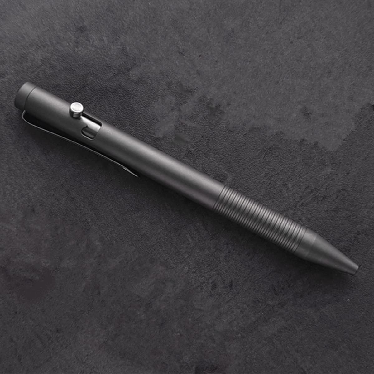 Titanium Alloy Bolt Action Pen Clip EDC Pocket Tactical Ballpoint Pen