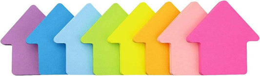 Arrow Shape Sticky Notes 8 Color 75 Sheets/Pad - TTpen