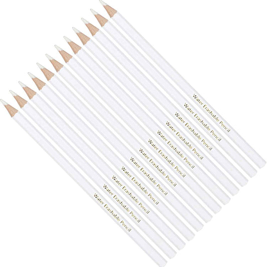 Blue/White Sewing Marking Pencils Water Soluble Tailor's Chalk 12 Pack