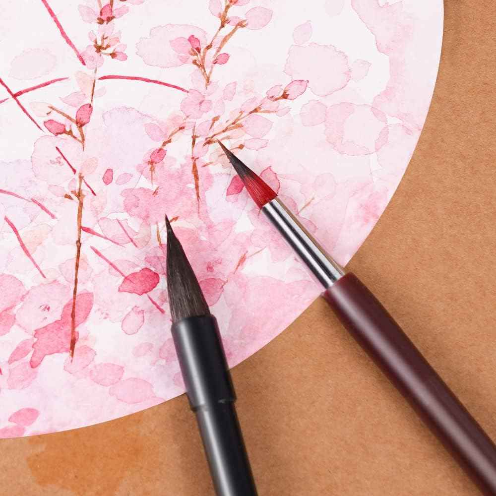 Xiu Yi Hong Watercolor Brushes,Mop Round Paintbrush - TTpen