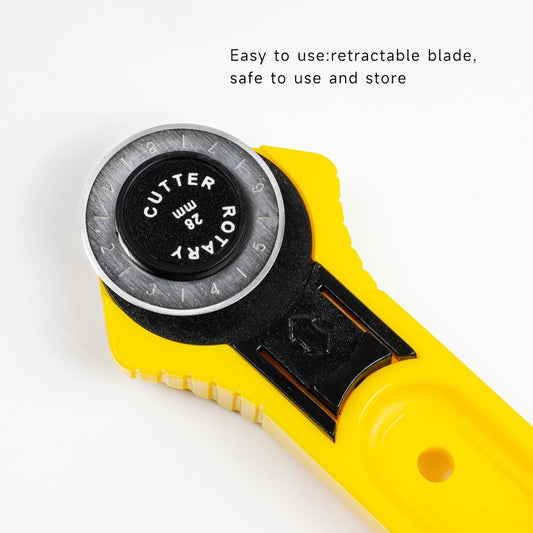28mm/45mm/60mm Rotary Cutter for Fabric,Precision Cloth Cutting Tool