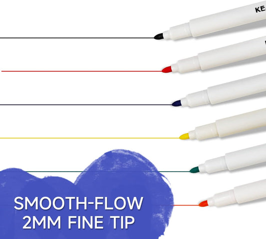 KEARING Iron On Transfer Marker Pens 2MM Sublimation 12 Color