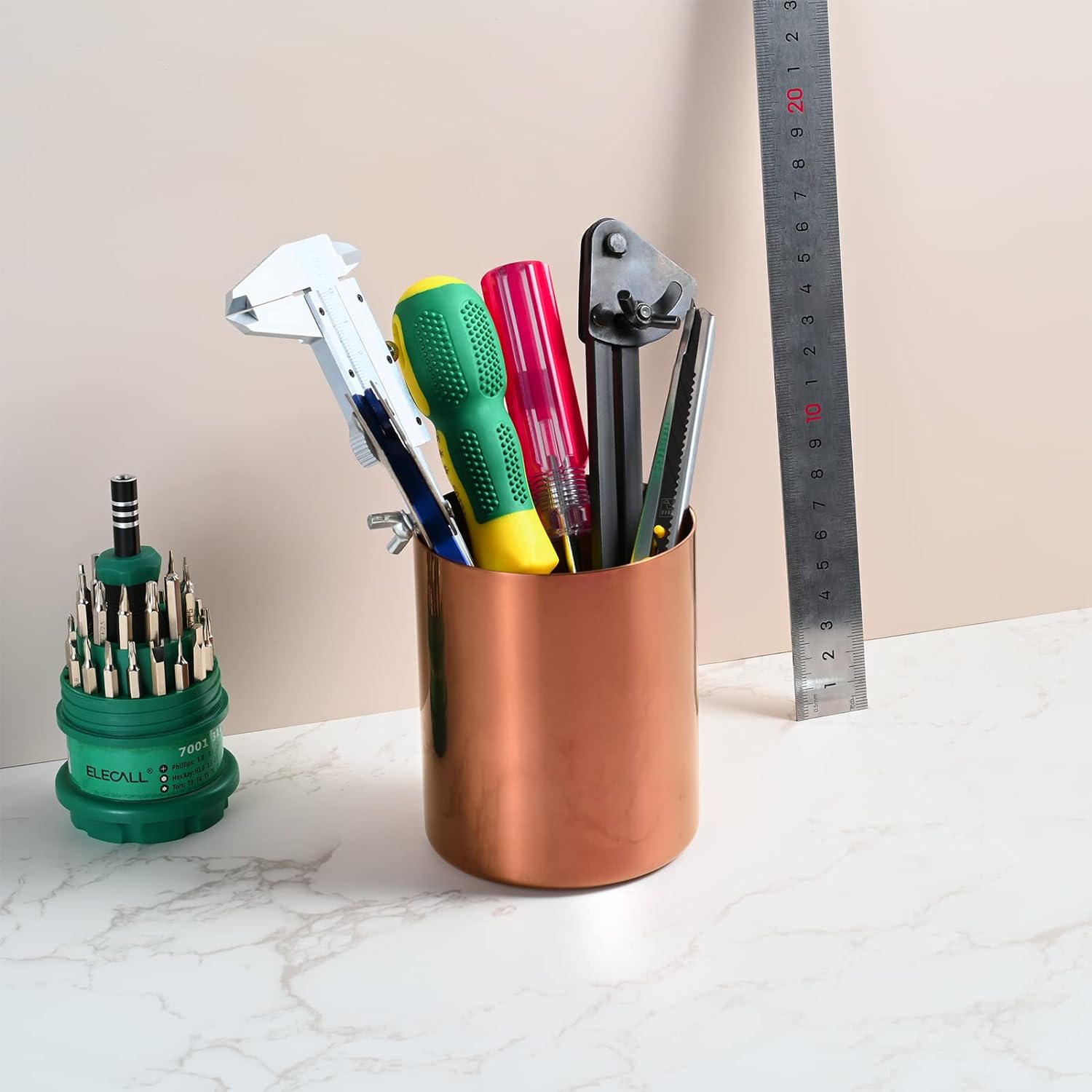 Stainless Steel Pencil Cup Pen Holder