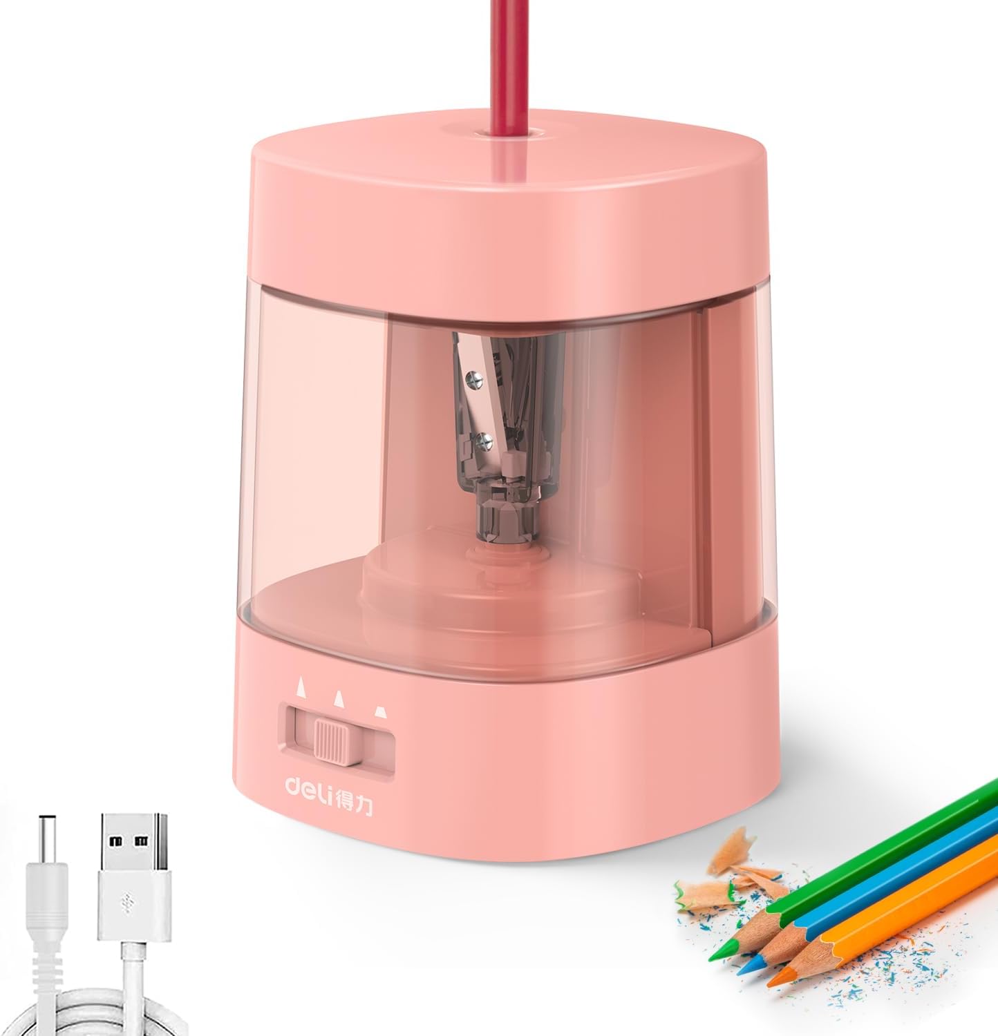 Kids Pencil Sharpener and Erasers for Colored Pencils, Small Manual Pencil  Sharpener for Classroom, Home, Cute Pencil Sharpener with 2 Dinosaur