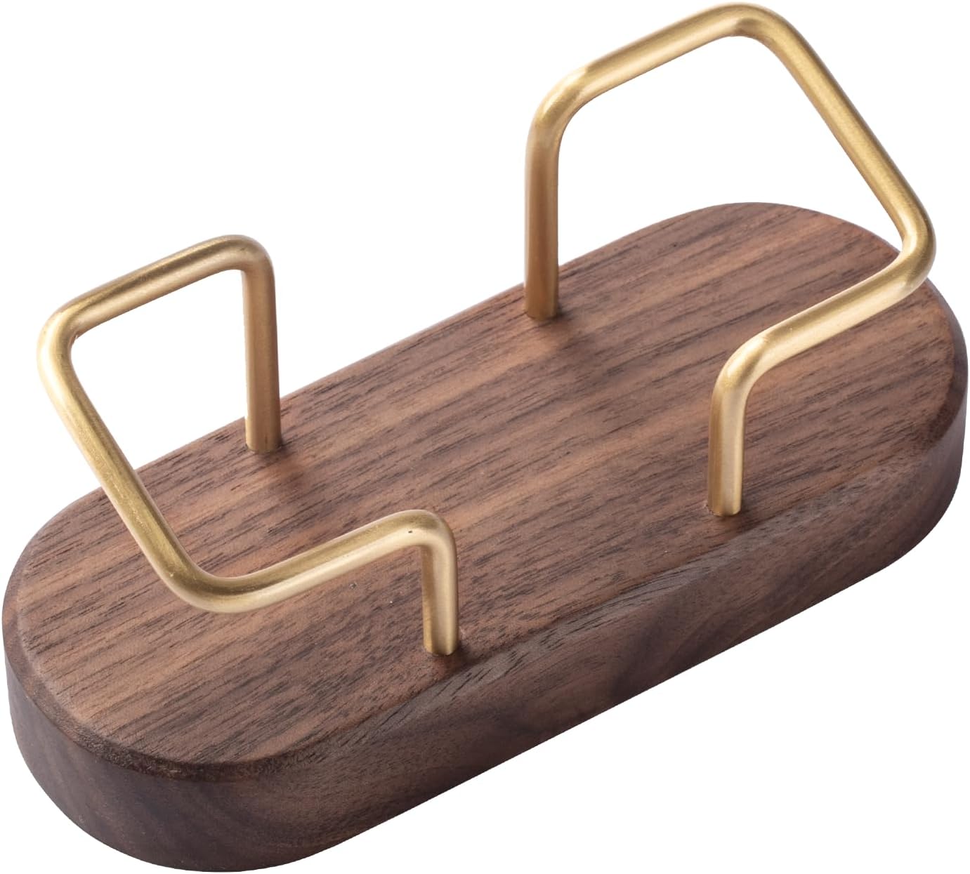 Visitenkartenhalter aus Holz für den Schreibtisch