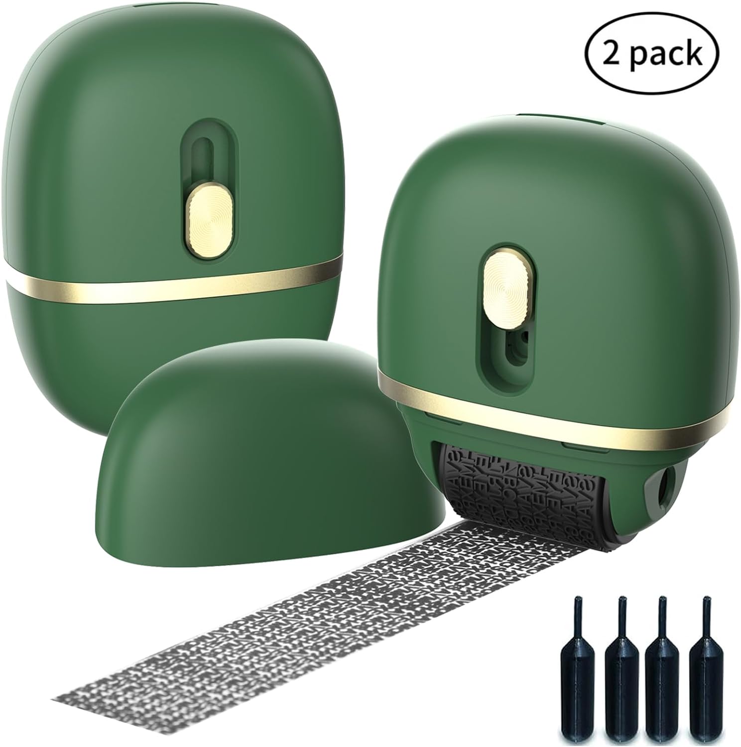 Identity Protection Roller Stamps 2 Pack