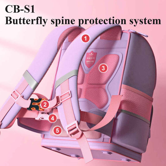 M&G Kids Large Capacity Pink Unicorn Backpack Girls School Bag - TTpen