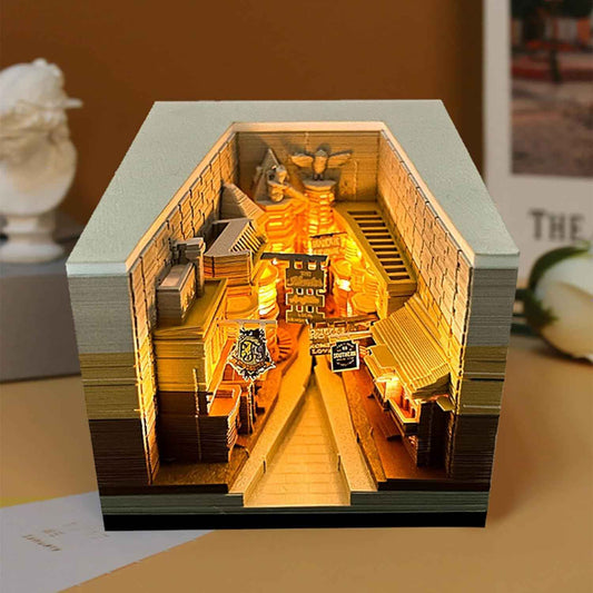 2024 Time Piece Diagonal Alley 3D Calendar Memo Pad with LED Lights - TTpen