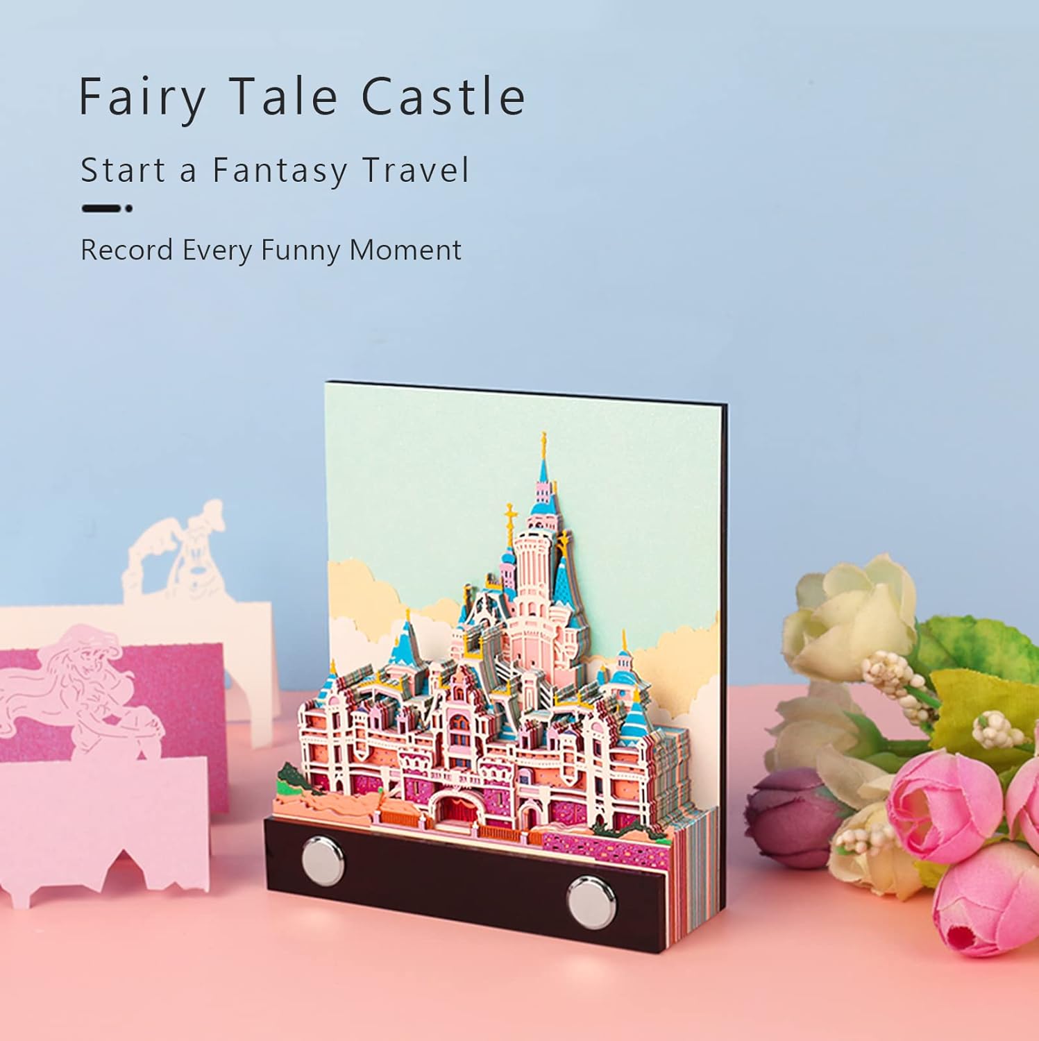 Fairy Tale Castle 3D Sticky Note Paper Memo Pad