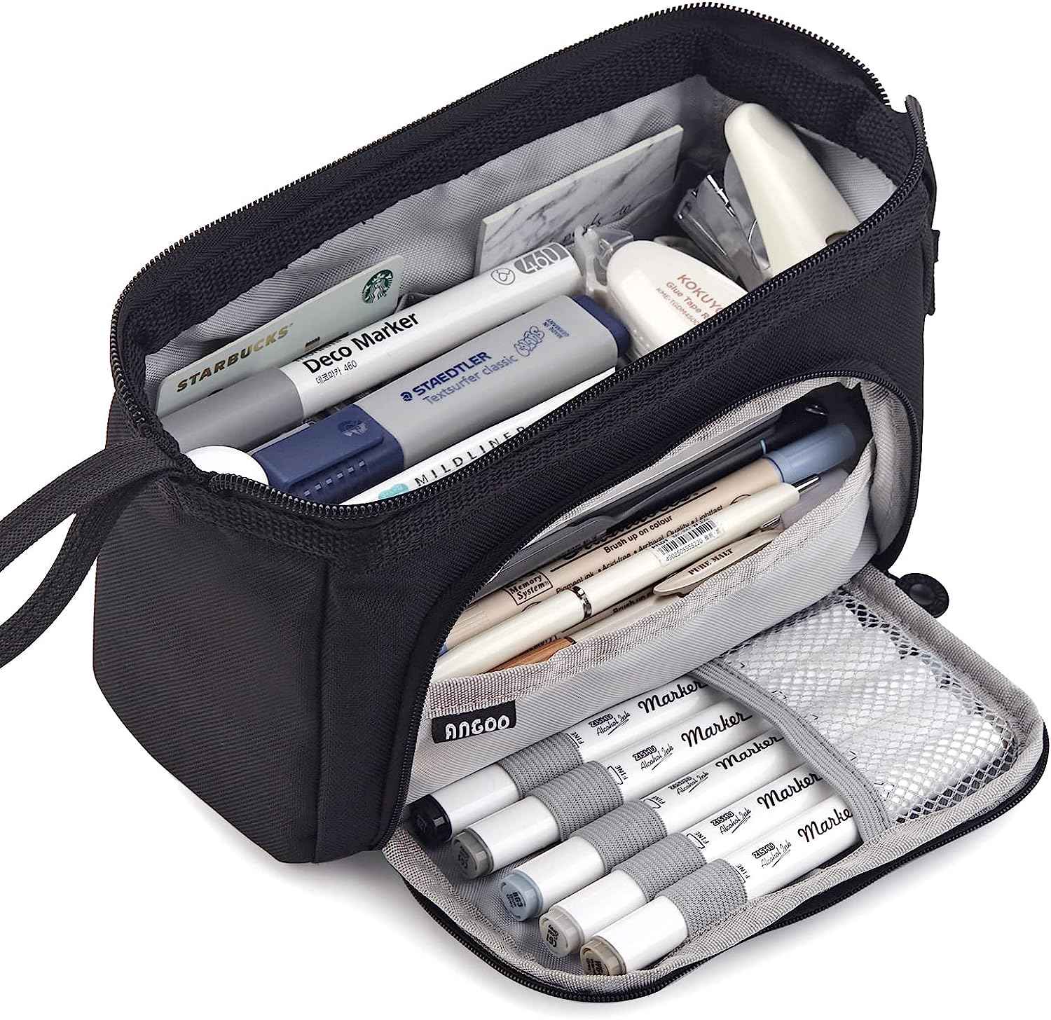 Pencil Case Large Capacity Pencil Pouch Handheld Pen Bag - TTpen