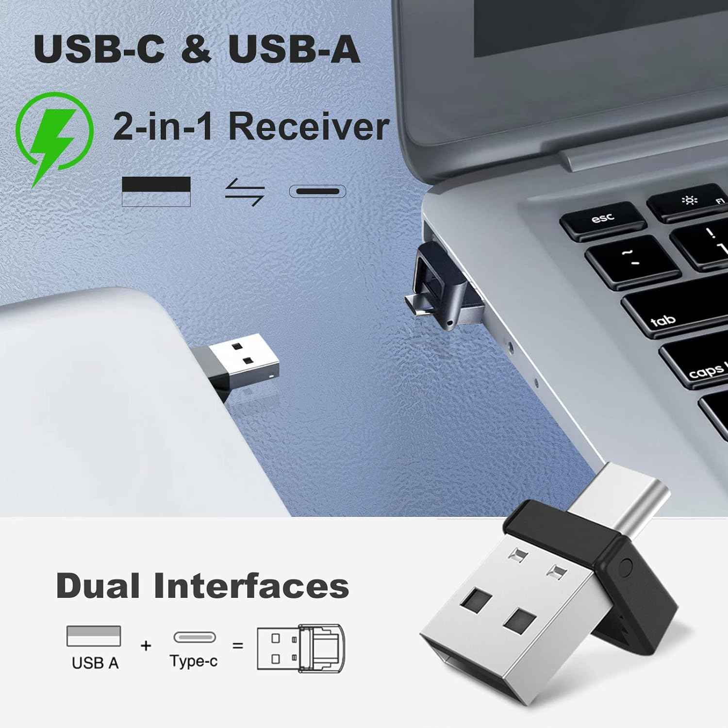 Rechargeable Green Laser Pointer Presentation Clicker for Laptop PowerPoint - TTpen