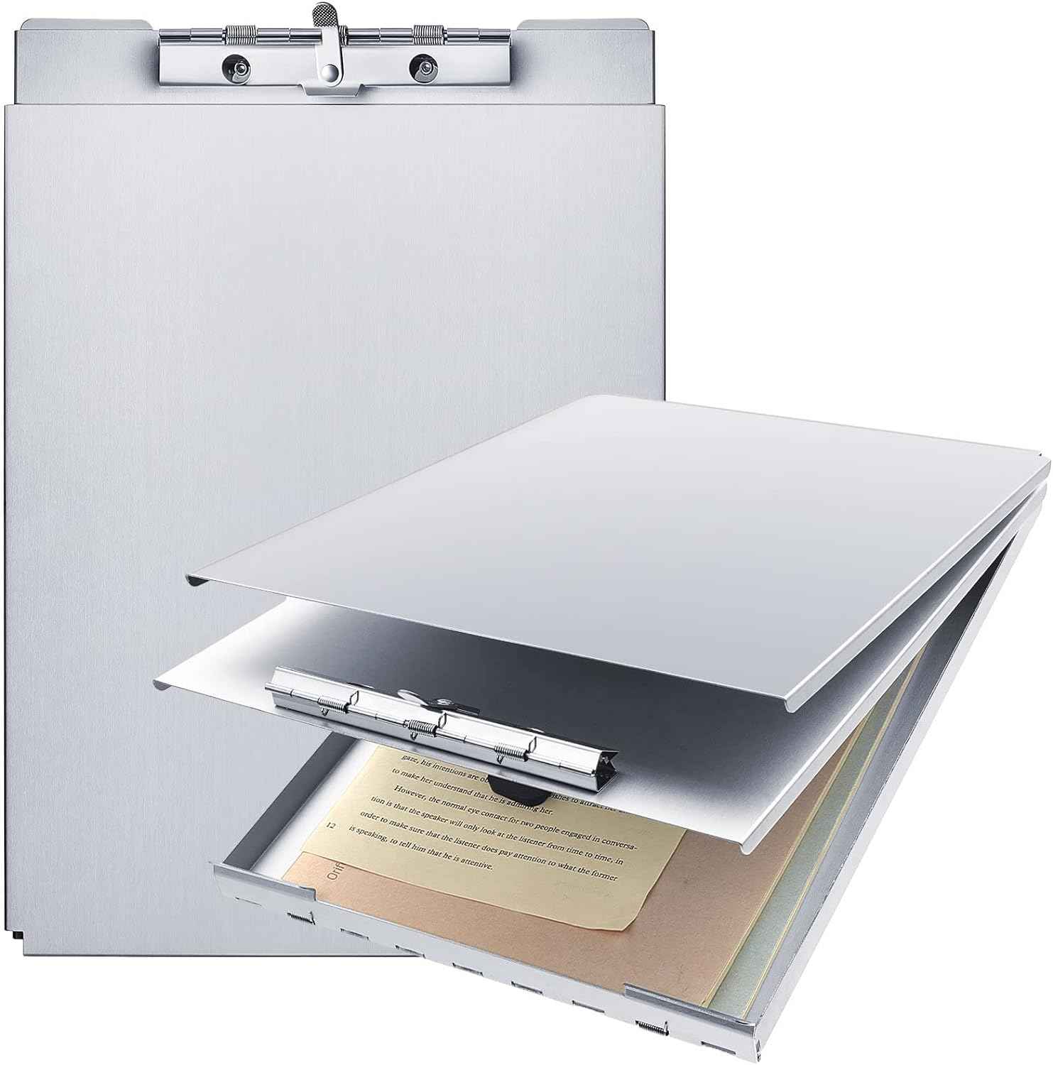klemmbrett mit aufbewahrung Robustes Aluminium-Klemmbrett im A4-Format